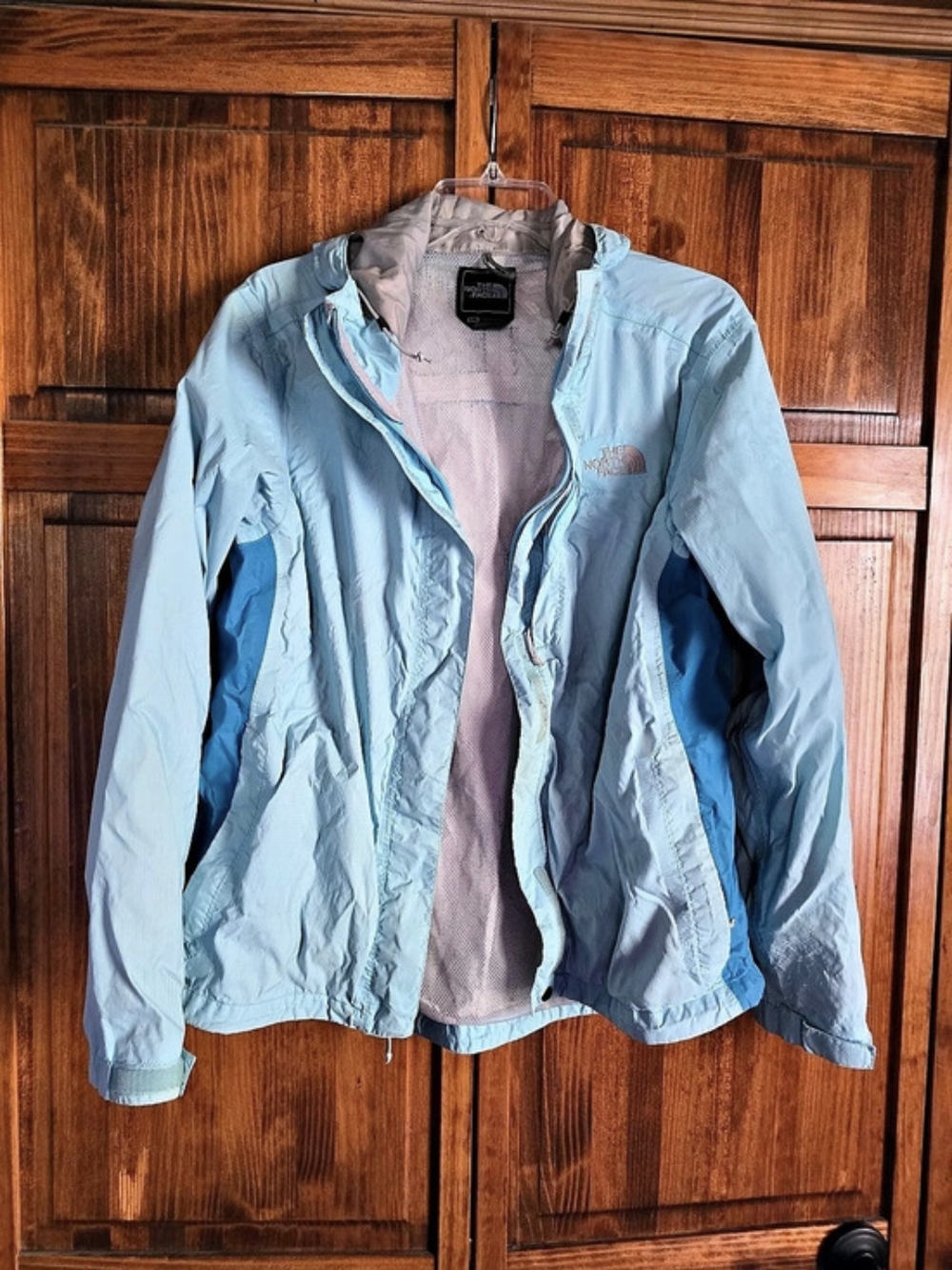 The North Face Women's Lightweight Hooded Jacket Blue Large